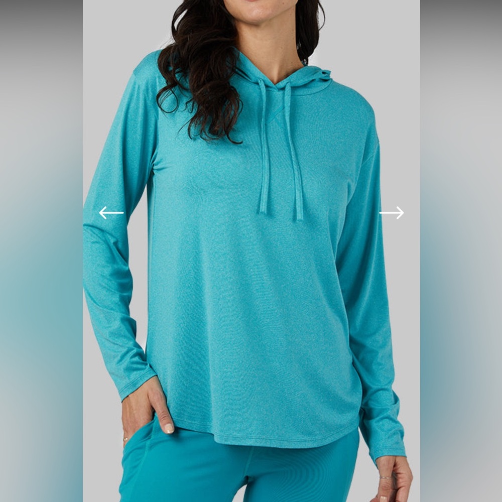 32 Degrees Aqua Hoodie Sweatshirt (D)